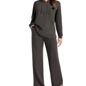 Max & Mia Hoodie Lounge Set Charcoal